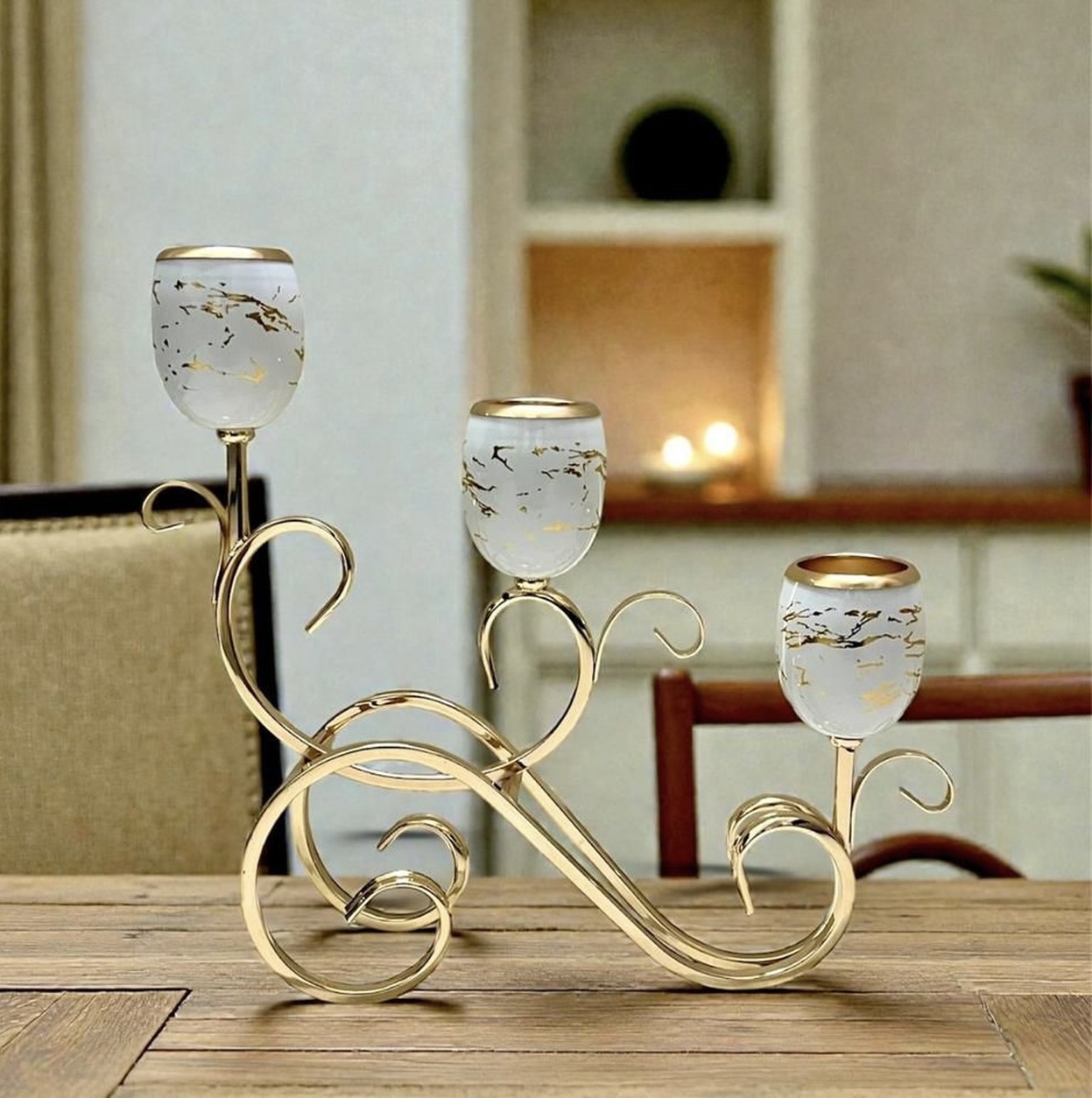 Candle Stand Cycle (White)