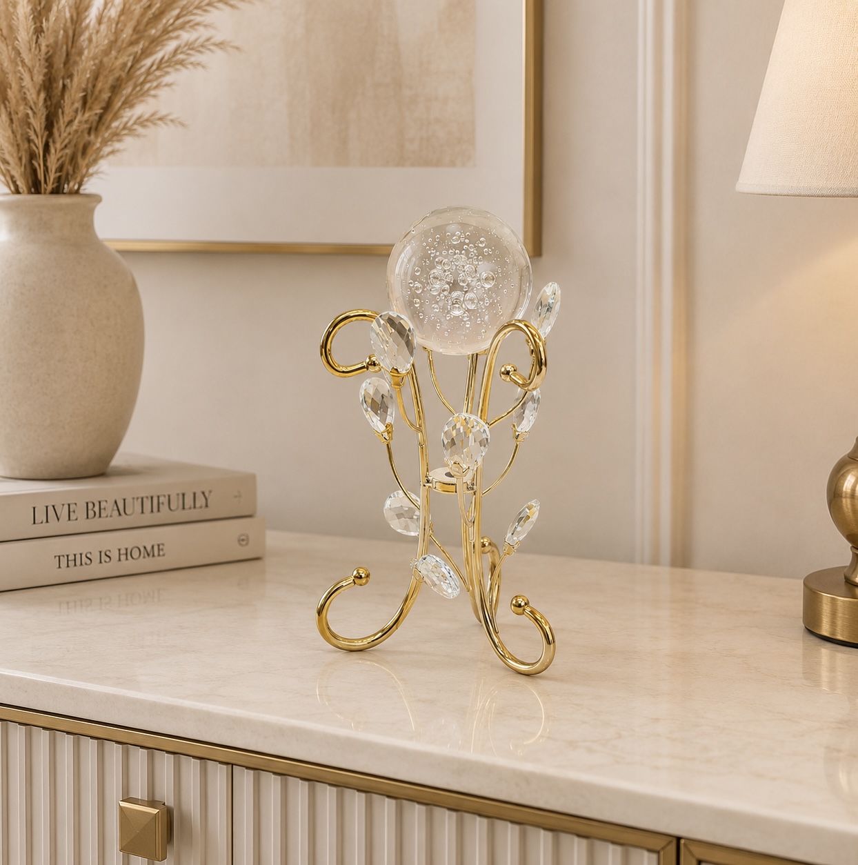 Metal/Crystal Decor (19-10)
