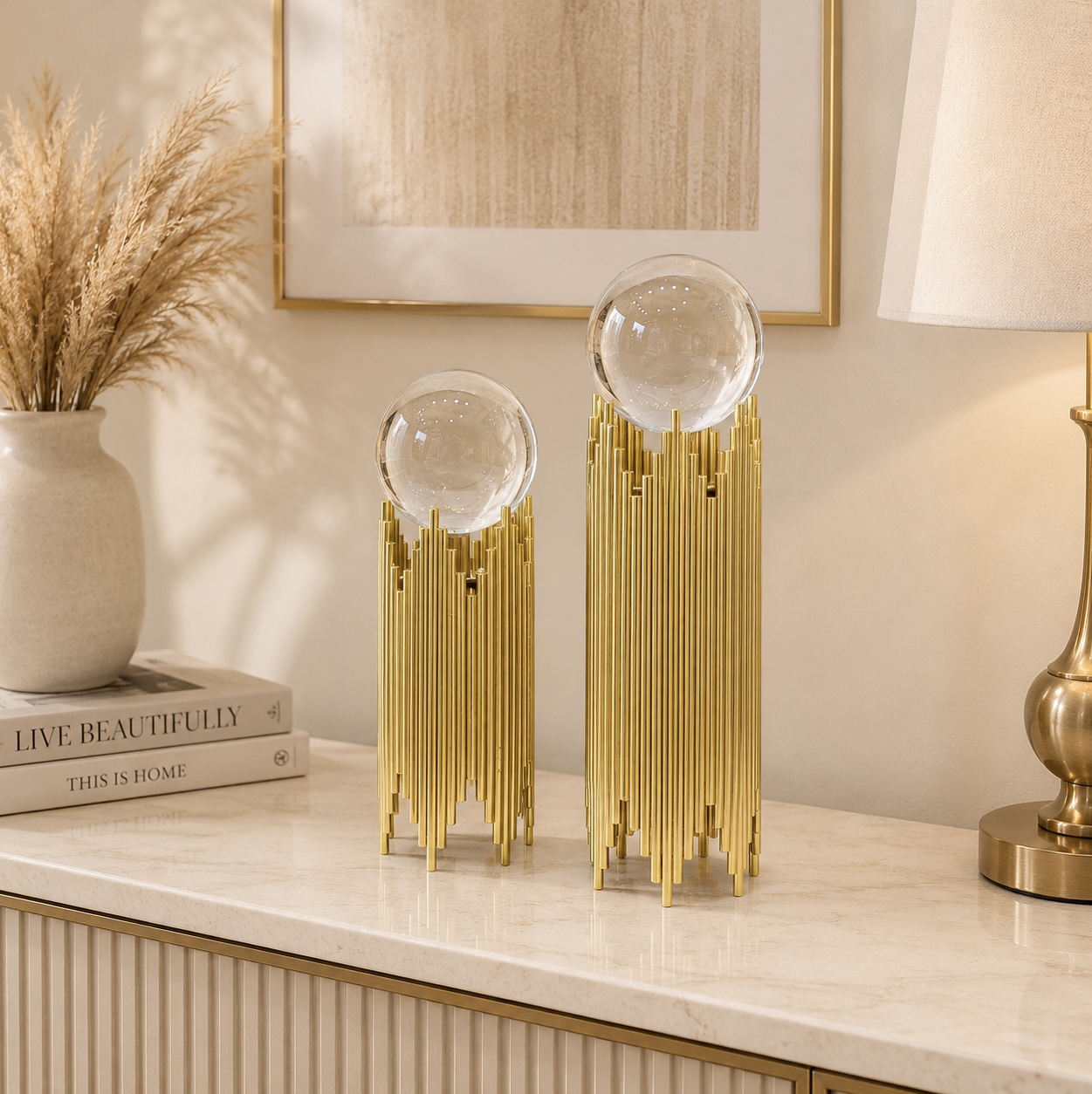 Metal/Crystal Decor