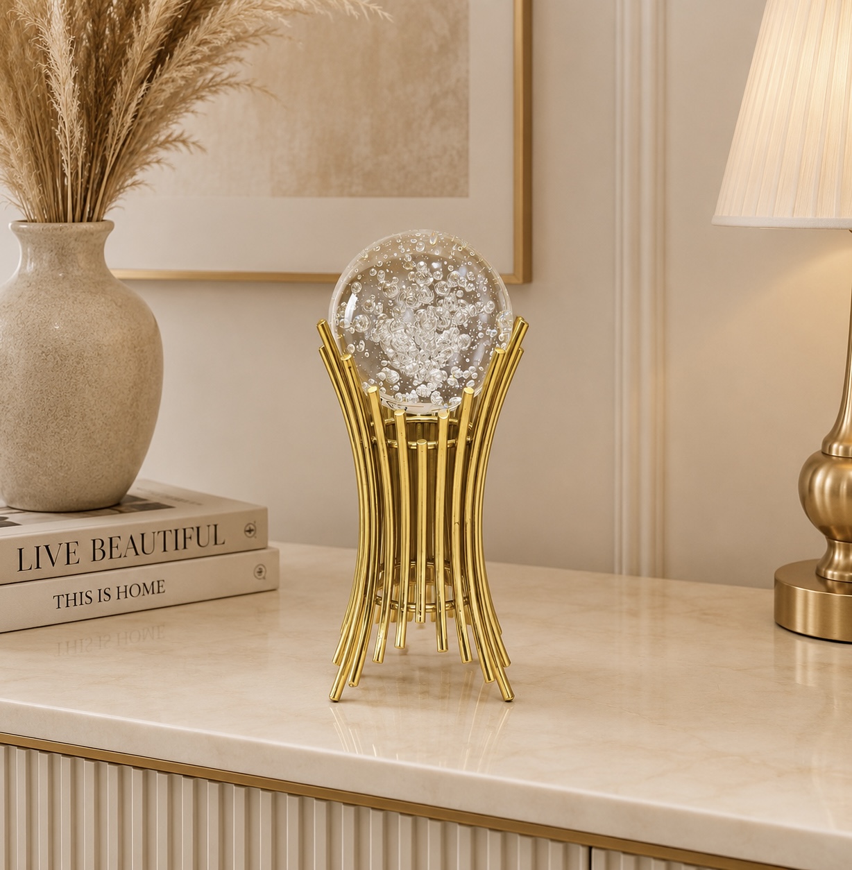 Metal/Crystal Decor