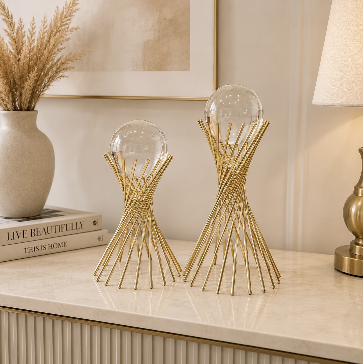 Metal/Crystal Decor