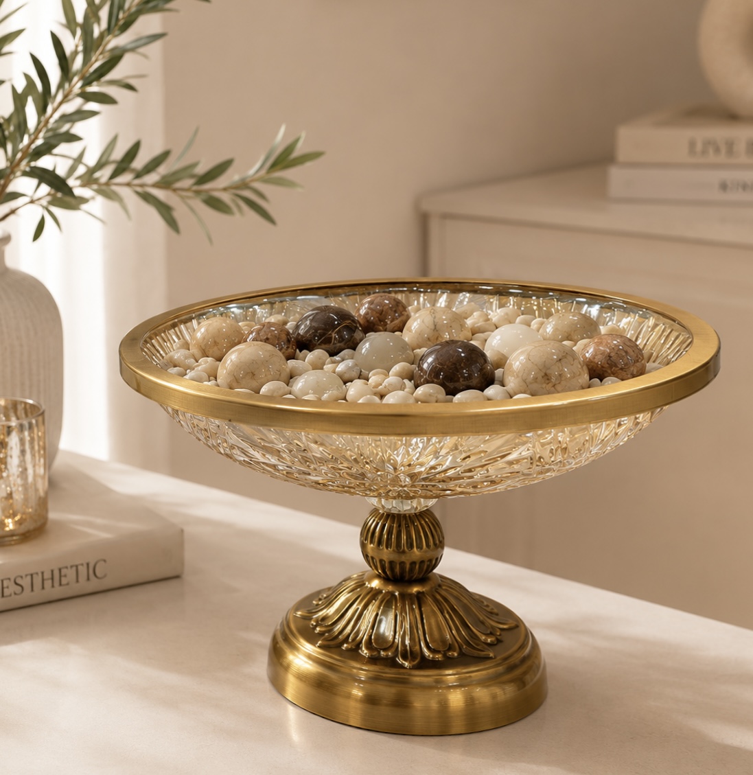 Glass/Metal Bowl (12-6)