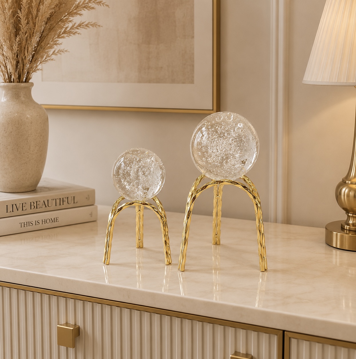 Metal/Crystal Decor