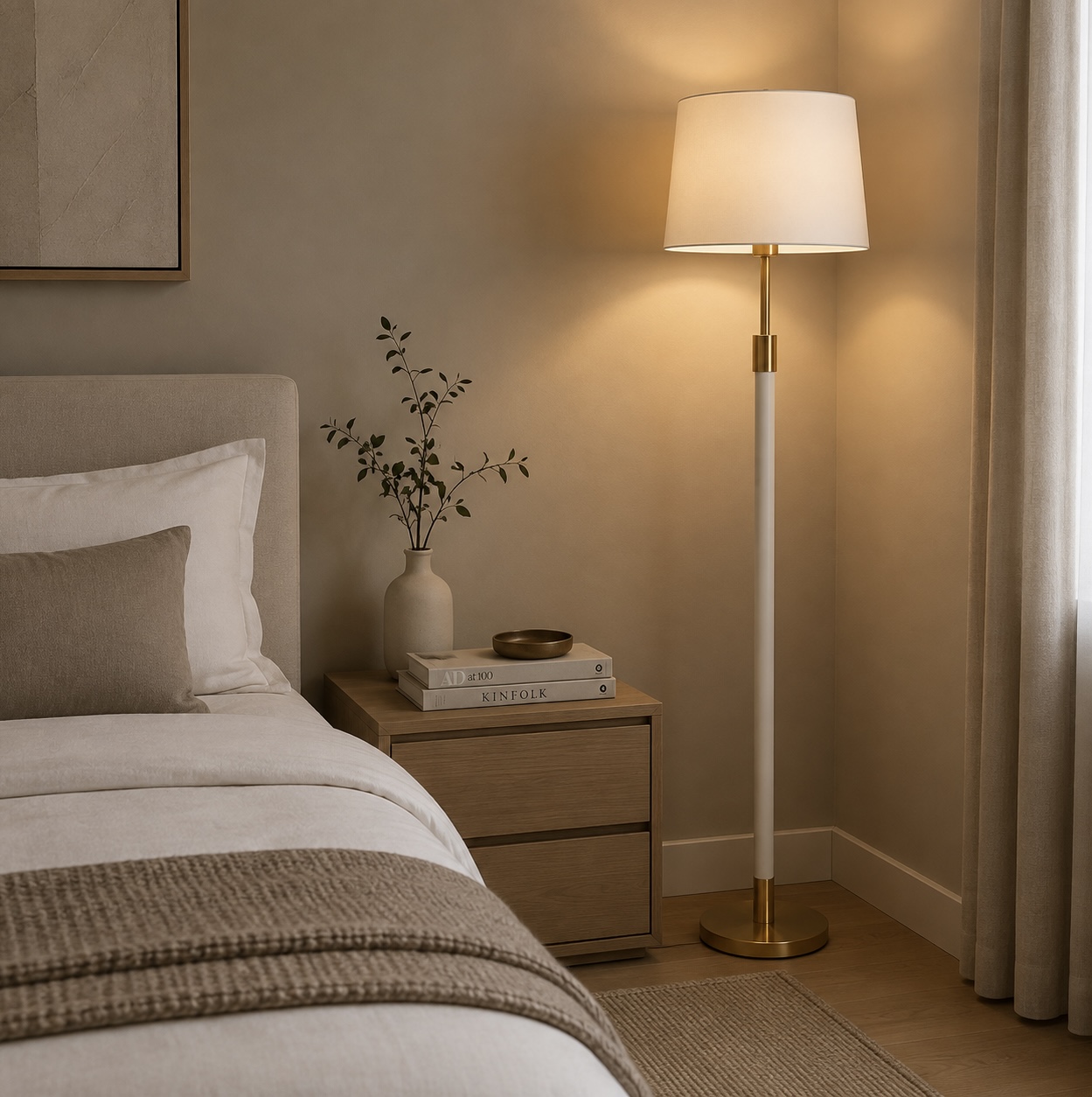 Metal Floor Lamp (W/G)